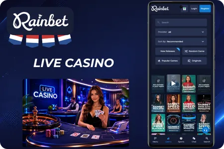 Rainbet Live casino