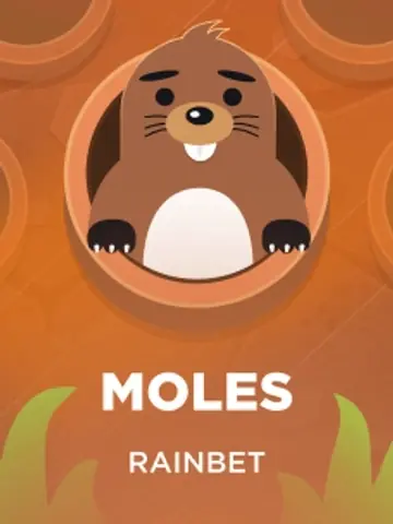 Moles reactiespel uit de Rainbet Originals collectie
